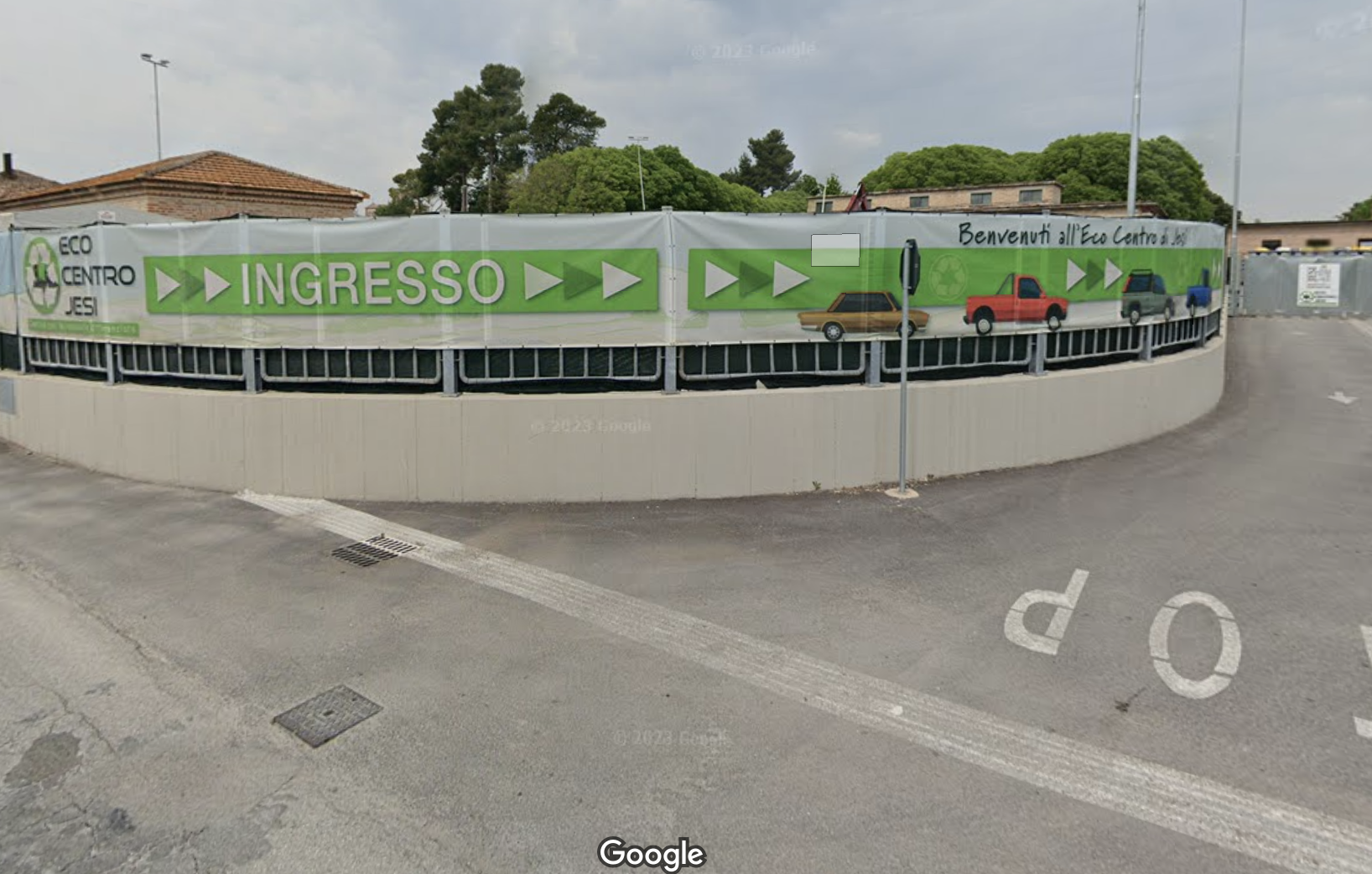 L'ingresso del Centro Ambiente