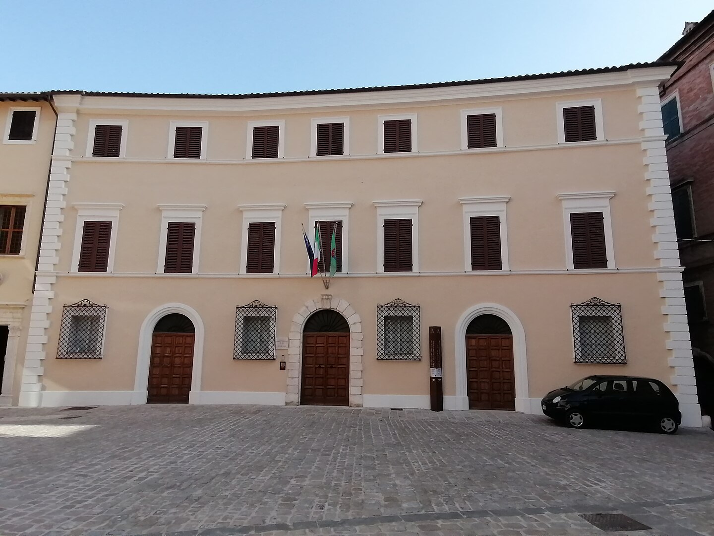 La facciata del Palazzo